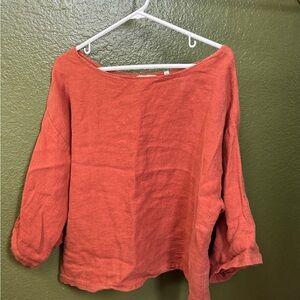 FP Movement by Free People Terracotta Blouse